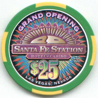 Santa Fe Station Grand Opening $25 Casino Chip