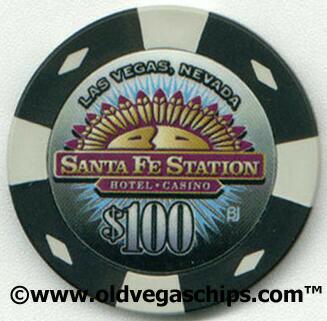 Santa Fe Station 1st Issue $100 Casino Chip