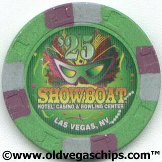 Showboat Hotel $25 Casino Chip