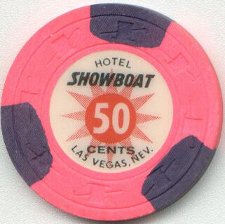 Showboat Hotel 50¢ Casino Chip