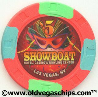 Showboat Hotel $5 Casino Chip