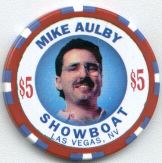 Showboat Hotel Mike Aulby $5 Casino Chip