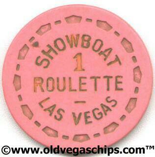 Showboat Hotel Roulette Casino Chip