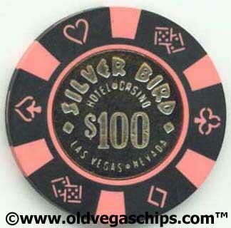 Las Vegas Silverbird $100 Casino Chip