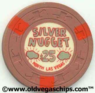 Las Vegas Silver Nugget $25 Casino Chip