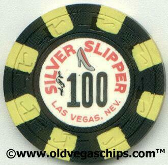 Las Vegas Silver Slipper $100 Casino Chip