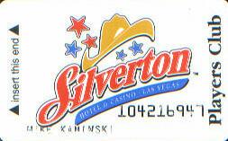 Silverton Casino Slot Club Card