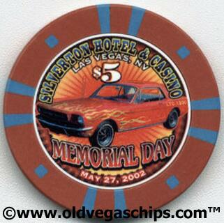 Silverton Memorial Day Mustang $5 Casino Chip