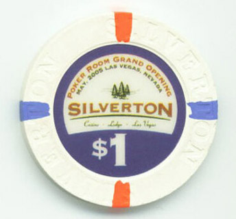 Las Vegas Silverton Poker Room Grand Opening $1 Casino Chip