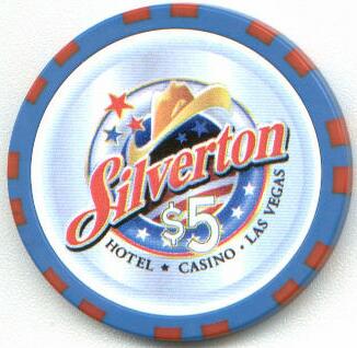 Silverton Casino President's Day 1998 $5 Casino Chip