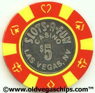 Slots A Fun Casino Card Suited $5 Casino Chip