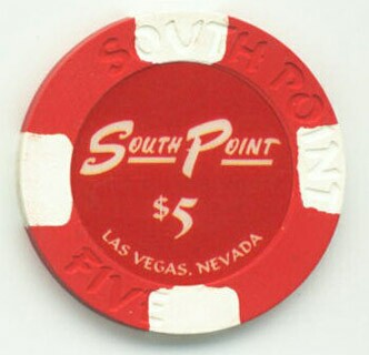 Las Vegas South Point Casino $5 Casino Chip
