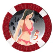 Strip Poker $5 Chip