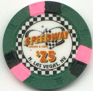 Las Vegas Speedway Casino $25 Casino Chip 