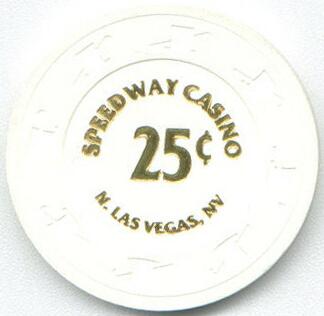 Las Vegas Speedway 25¢ Casino Chip