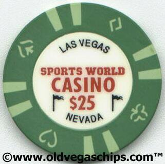 Las Vegas Sports World Casino $25 Casino Chip
