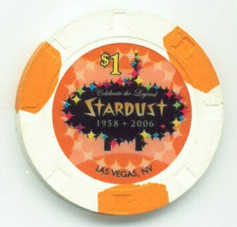 Stardust Celebrate the Legend $1 Casino Chip
