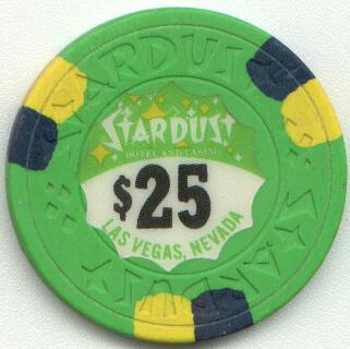 Stardust Old $25 Casino Chip