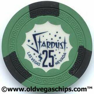 Stardust Old $25 Casino Chip