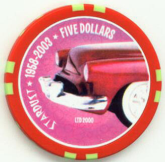 Stardust 45th Anniversary $5 Casino Chips