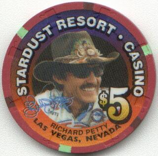 Stardust Richard Petty $5 Casino Chip