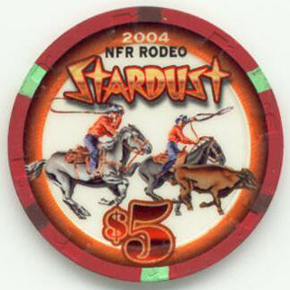 Stardust National Finals Rodeo Ropin' $5 Casino Chip