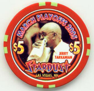 Stardust Jerry Tarkanian Basketball $5 Casino Chip