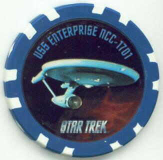 Star Trek USS Enterprise NCC-1701 Casino Chip