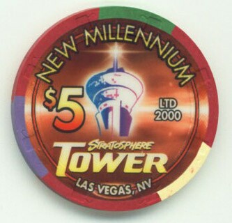 Stratosphere Casino Millennium $5 Casino Chip