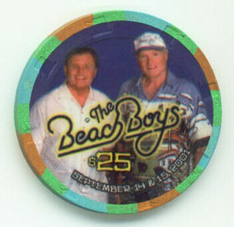 Stratosphere Casino Beach Boys 2001 $25 Casino Chip