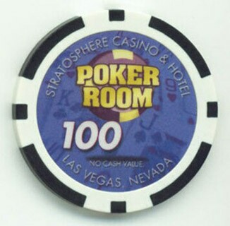 Stratosphere Casino Poker Room NCV $100 Casino Chip