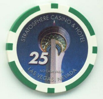 Stratosphere Casino Poker Room NCV $25 Casino Chip