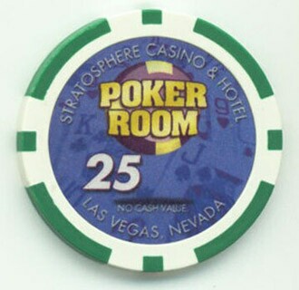 Stratosphere Casino Poker Room NCV $25 Casino Chip