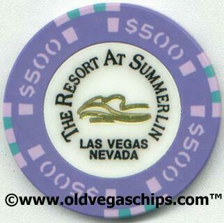 Las Vegas Resort at Summerlin $500 Casino Chip