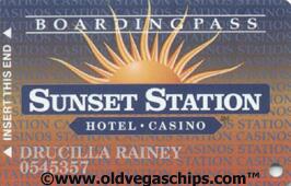 Sunset Station Slot Club Card