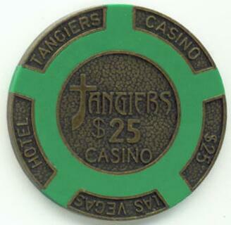 Las Vegas Tangiers Casino $25 Poker Chips