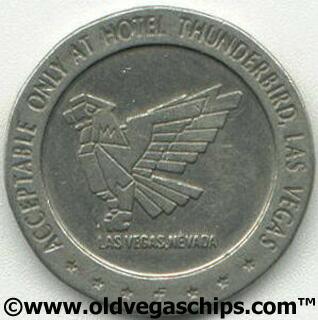 Las Vegas Thunderbird Hotel 1967 $1 Slot Token