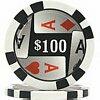 4 Aces $100 Poker Chips