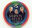 Aladdin Hotel Moody Blues Live 2005 $5 Casino Chip