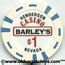 Barley's $1 Casino Chip 