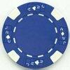 Ace Jack Blue Poker Chips