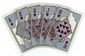 Transparent Paisley Plastic Futuristic Playing Cards