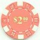 Las Vegas Gold $2 Poker Chips