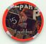 Excalibur Hotel The Party Pit Girl Behind 2009 $5 Casino Chip