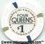Four Queens $1 Casino Chip