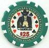 The Gambler $25 Poker Chips