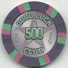 Good Luck Club 500 Poker Chip