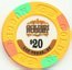 Golden Nugget $20 Casino Chip