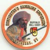 Buffalo Bill Cody Gunfighter's Gambling Emporium $5 Poker Chip