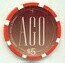 Hard Rock Hotel AGO Restaurant $5 Casino Chip